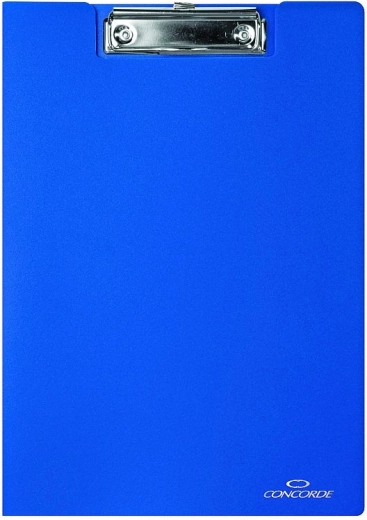Schrijfmap met clip A4 blauw CONCORDE
