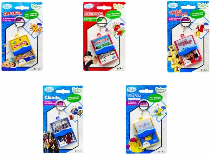 HASBRO mini spel aan sleutelhanger