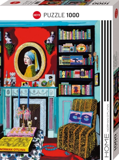 Heye puzzel Kamer met Vermeer, 1.000 stukjes