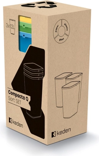 Compacta Q Sort sorteerset 3×12 l