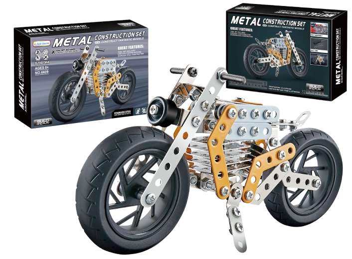 Metalen bouwset motorfiets 162 onderdelen