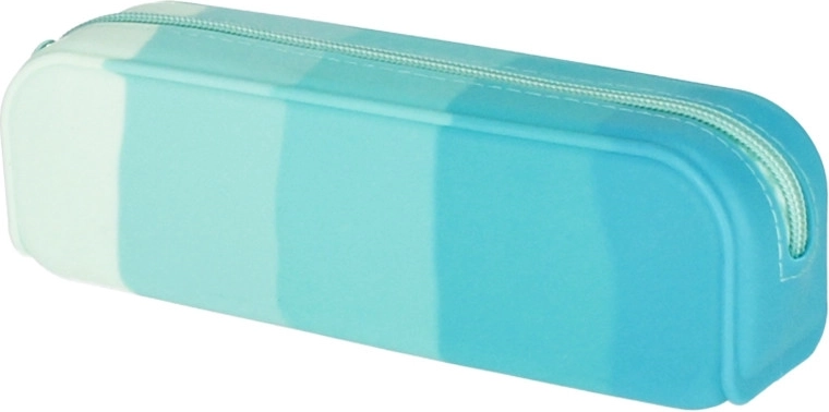 Blauwe siliconen pennenzak - 1 stuk