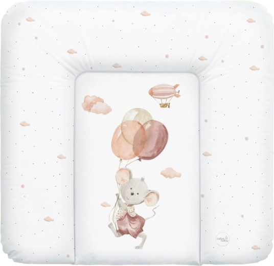 Ceba Baby zachte verschoonmat Basic Mouse 75 × 72 cm