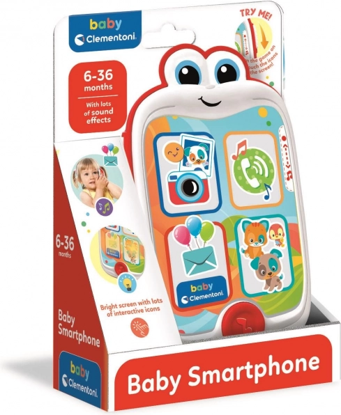 CLEMENTONI BABY interactieve smartphone voor kinderen met geluiden