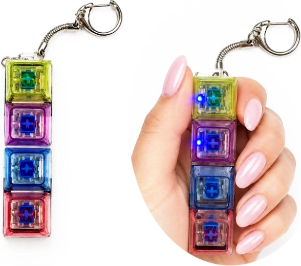 Sensorische klik-hanger met licht - 1 stuk