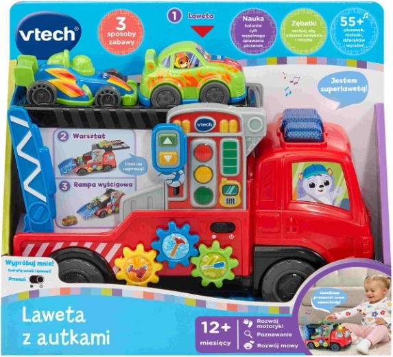 Interactieve sleepwagen met autootjes