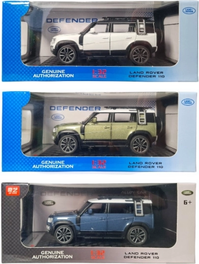 Metalen model RANGE ROVER 1:32 met licht en geluid in doos