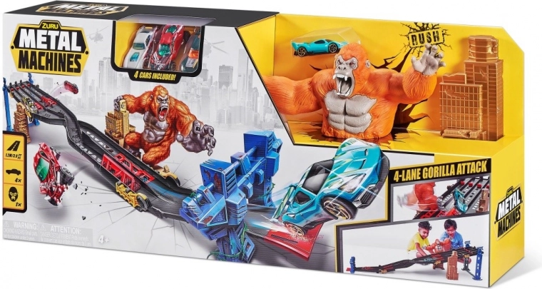 Vermakelijke Baan Metal Machines 4 Banen Gorilla Aanval