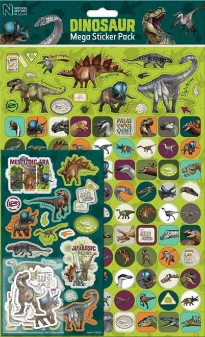 Megapakket dinosaurusstickers