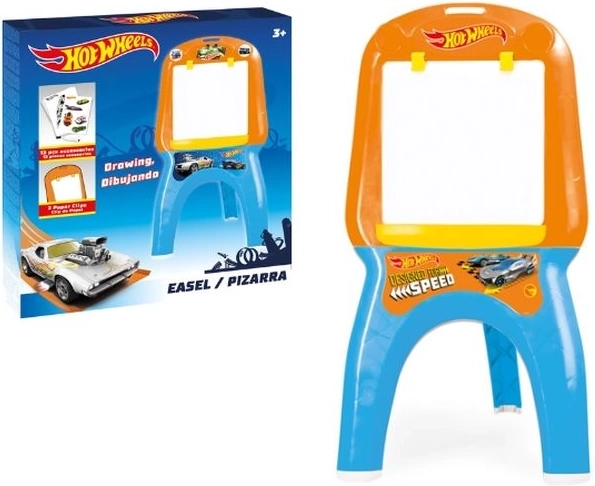Dolu Hot Wheels staande kinderbord om te schrijven en te tekenen
