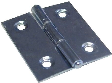 Scharnier 30 × 30 mm, verzinkt (20 stuks)