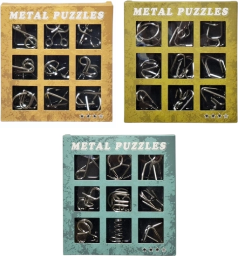 Metalen logische puzzel - 1 stuk