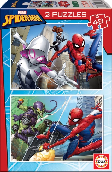 Educa puzzel Spiderman 2 x 48 stukjes