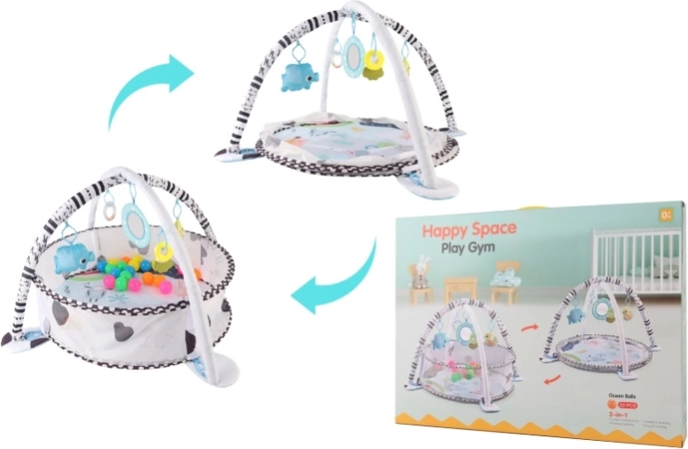TinyMini Educatieve speelmat 2-in-1 met ballenbad