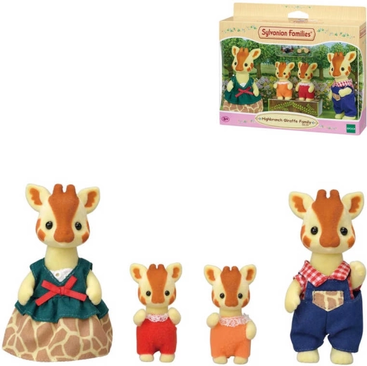 Sylvanian Families giraffenfamilie - 4 stuks