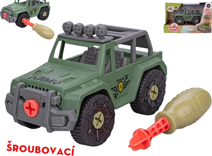 Schroefbaar militair terreinvoertuig 13,5 cm