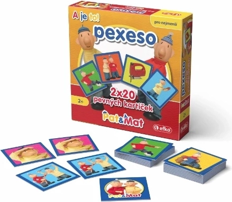 Efko baby pexeso in doosje Pat en Mat – 20 paren