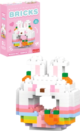 Sparkys bouwset Donut-konijntje (190 stukjes)