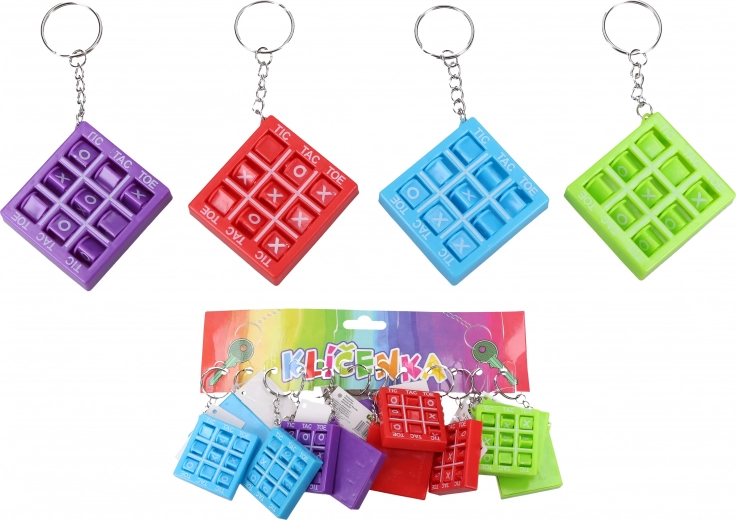 Sleutelhanger met boter-kaas-en-eieren thema