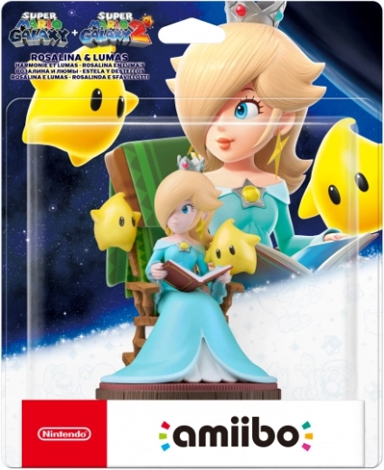 Amiibo-figuur Rosalina en Lumas uit Super Mario Galaxy