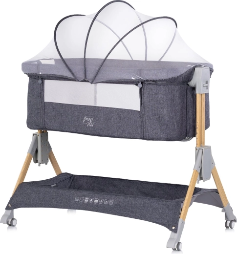 Chipolino sleepnfold 2v1 aanschuifbedje charcoal