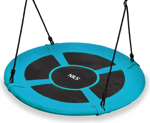 Schommel ooievaarsnest NILS Camp, turquoise, diameter 100 cm