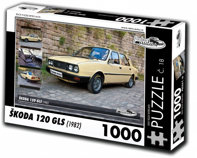 Puzzel RETRO-AUTO’s Škoda 120 GLS 1000 stukjes