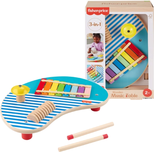Houten muziektafel Fisher-Price