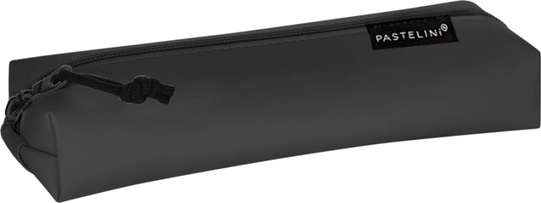 Brede etui met elastische band PASTELINI zwart