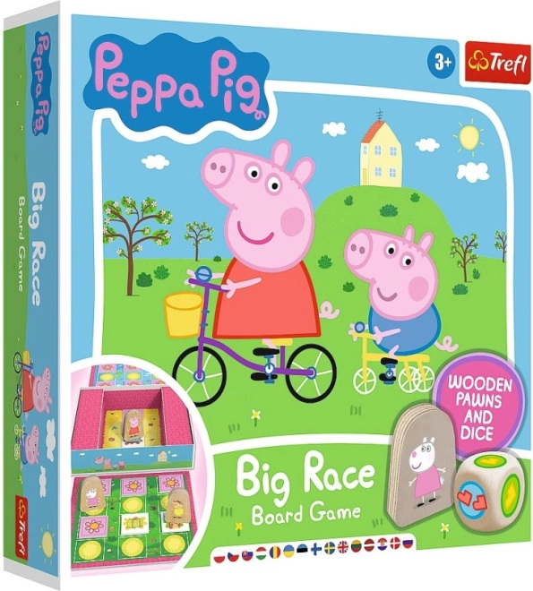 Bordspel Big Race Peppa Pig van Trefl
