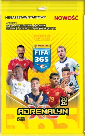 Startset megaset kaarten PANINI FIFA 365 Adrenalyn XL 2026