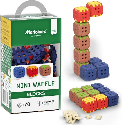 Bouwset Mini Waffle Blocks 70 stukjes MARIOINEX