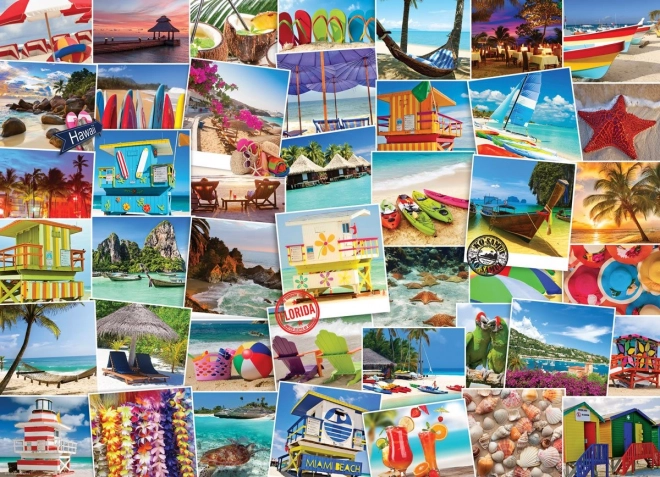 Eurographics puzzel Globetrotter – stranden 1000 stukjes