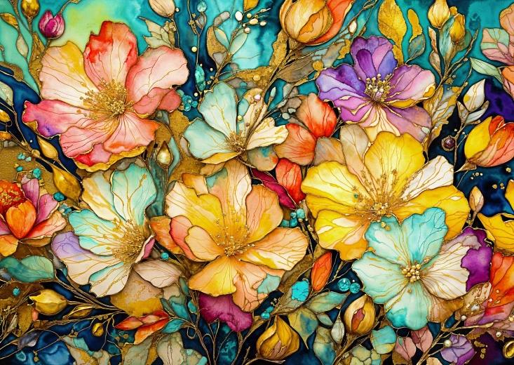 Enjoy luxe bloementuin puzzel 1000 stukjes
