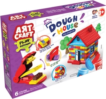 Art craft set om te boetseren – kleurrijk huisje