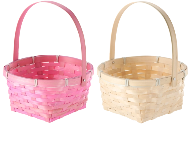 Paasmand met beweegbare handgreep, 20 × 20 × 10 cm, mix van 2 kleuren