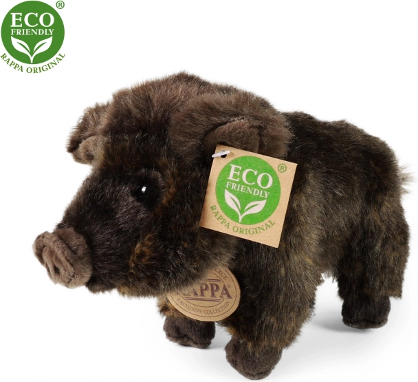 Rappa pluchen wild zwijn 20 cm eco‑friendly