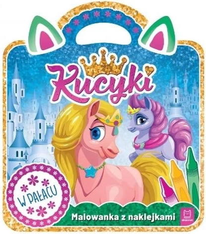 Kleurboek met stickers Kittens in het paleis