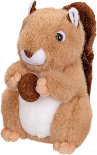 Pluchen eekhoorn met nootje 22 cm