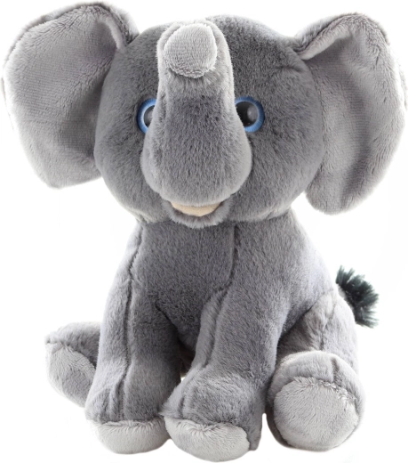 Pluchen zittende olifant 19 cm - 1 stuk