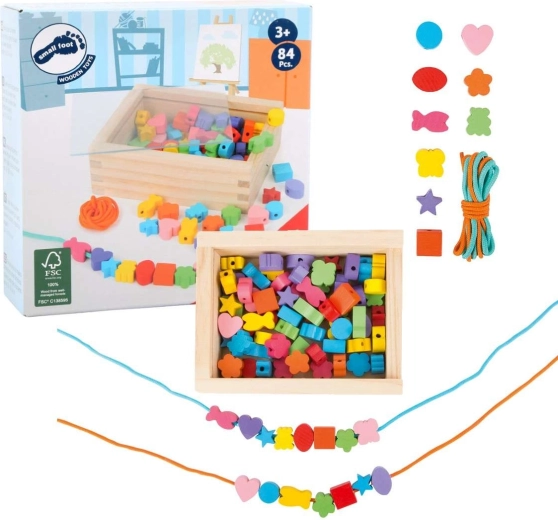 Houten rijgkralen Small Foot