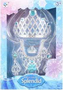 Schoonheidsset met kroon voor kinderen