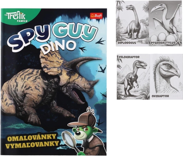 Kleurboek Spy Guy Dino