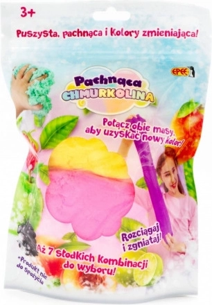 Kunststof geurige wolkplam 1 verpakking, serie 4, MIX KLEUREN (2x30g) Roze+Geel (mango)