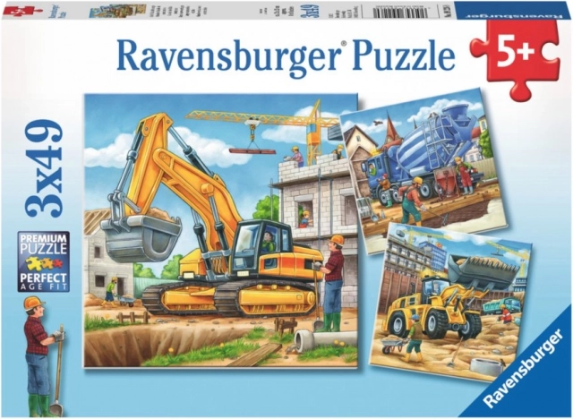 Ravensburger puzzel Grote bouwmachines
