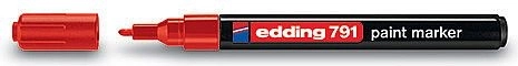 Lakmarker rood Edding 791