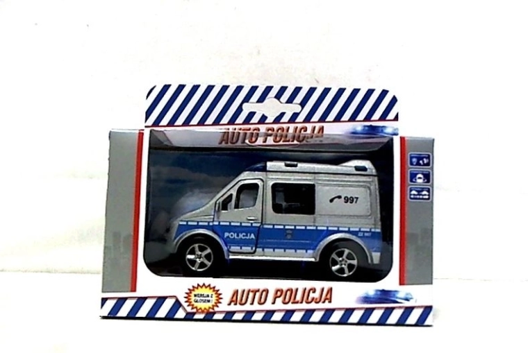 Politievan met geluid 11 cm