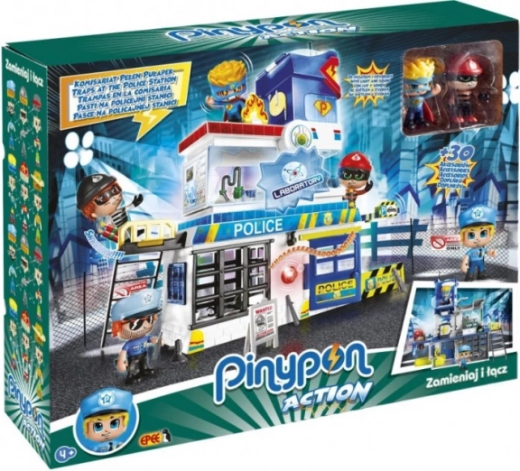Pinypon Action politiebureau met 2 figuren en accessoires