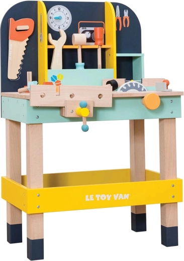 Houten kinderwerkbank met gereedschap Alex Le Toy Van