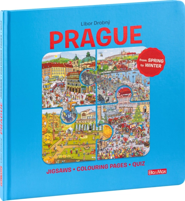 Praagse gids: Puzzels, Kleurplaten en Quizzen voor kinderen